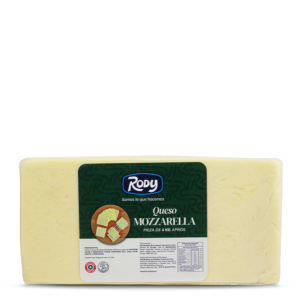 Queso Mozzarella RODY 4 kg