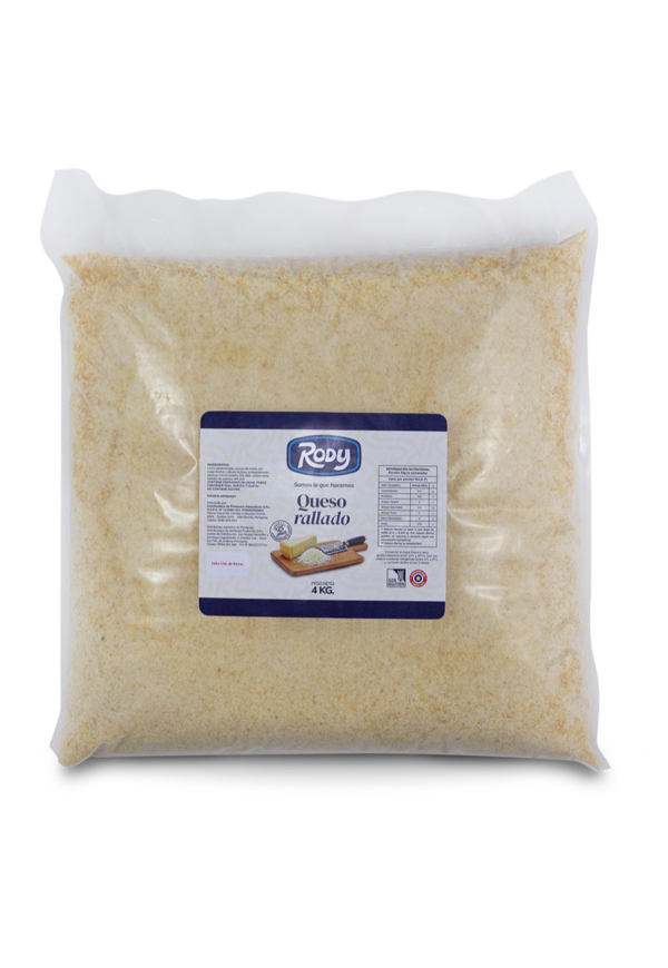 Material Rallado Queso Rallado RODY 4 kg – Quesos Rody